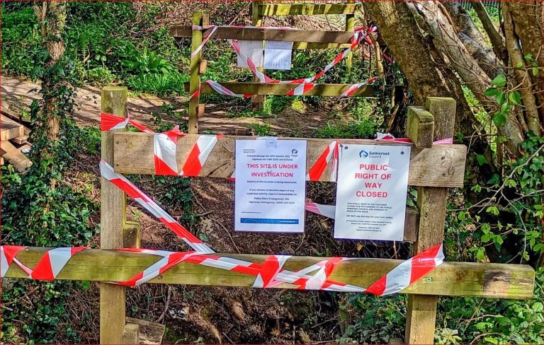 Rights of Way – footpath closed in Ansford – Ansford Parish Council